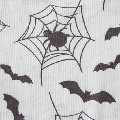 Baby Bat Spider Web Print Waffle 2-piece Set - image 3