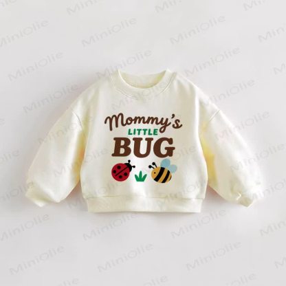 MOMMY'S LITTLE BUG Baby Toddler Insect Cream Sweatshirt - Cream - 3-5T - image 1