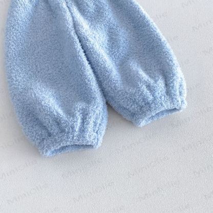 Baby Toddler Cozy Striped Fleece Animal Lounge 2-piece Set - image 12