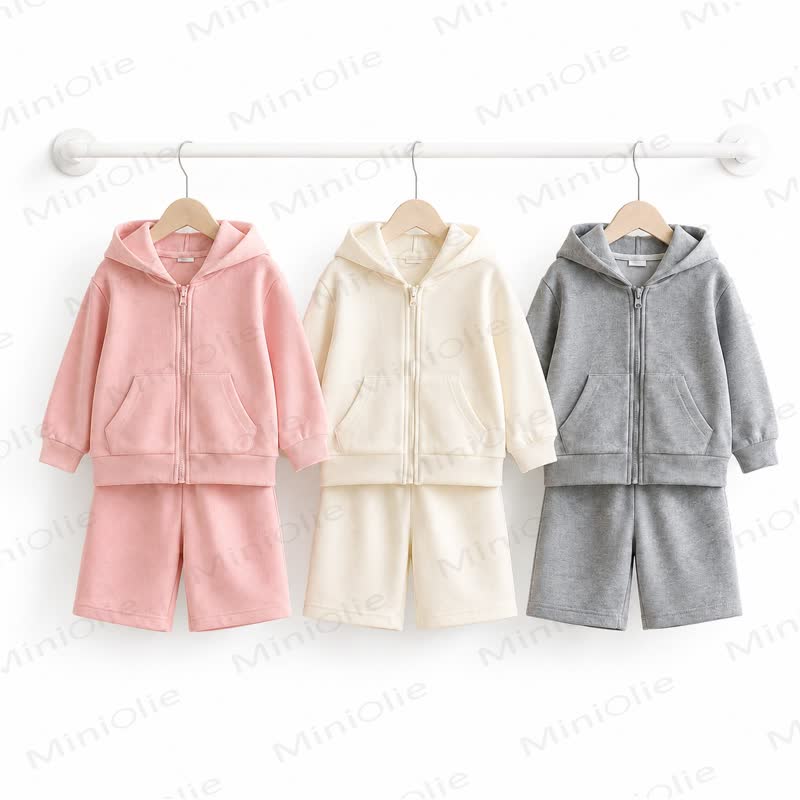 Toddler Soft Zip Hoodie and Pants 2-piece Set - image 1