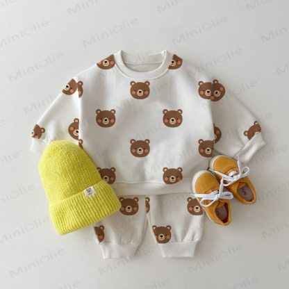 Baby Bear White 2-piece Set - White - 2-3T - image 1