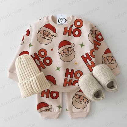 HOHO Baby Toddler Santa Apricot 2-piece Set - Apricot - 2-3T - image 1
