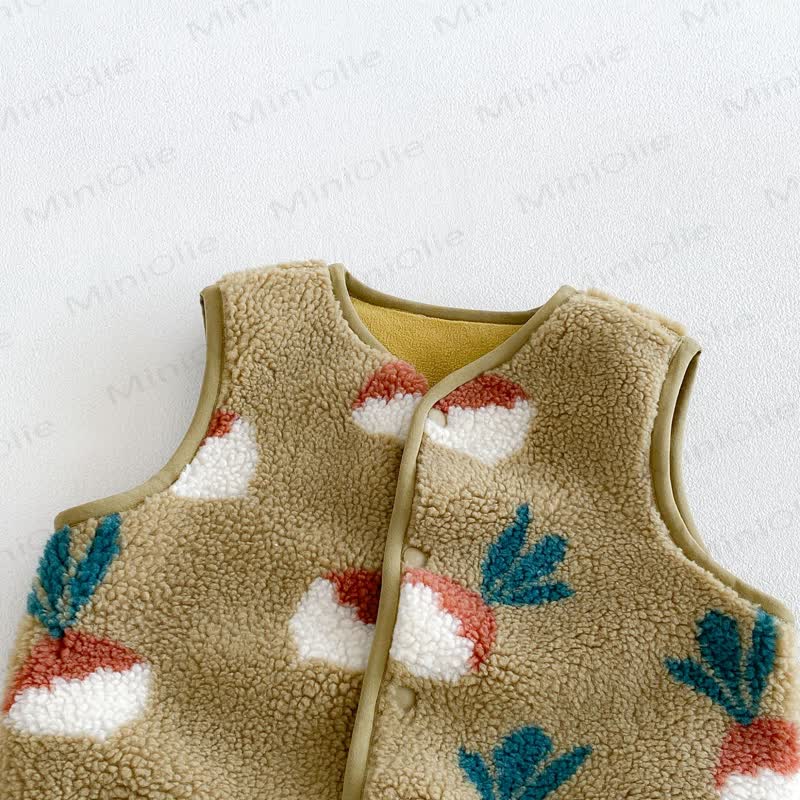 Baby Toddler Animal Sherpa Vest or Long Sleeve Top - image 10