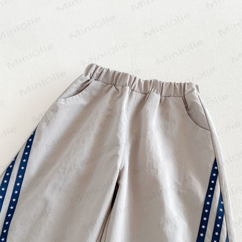Baby Toddler Contrast Stripe Drawstring Pants or Raglan Top - image 8