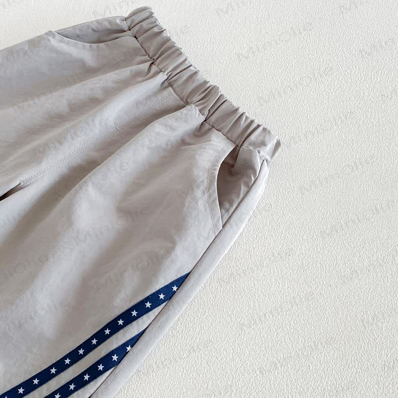 Baby Toddler Contrast Stripe Drawstring Pants or Raglan Top - image 9