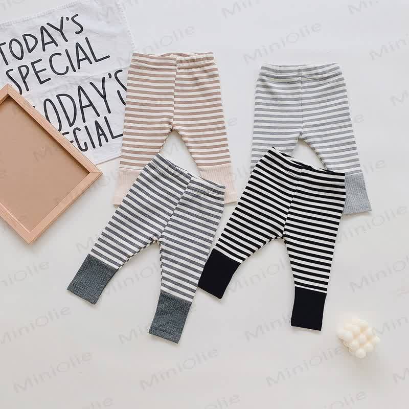Baby Striped Cuff Leggings - image 1