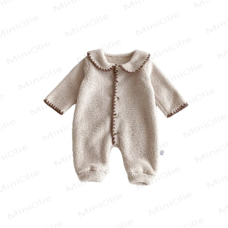Baby Fleece Double-faced Pile Romper - image 4