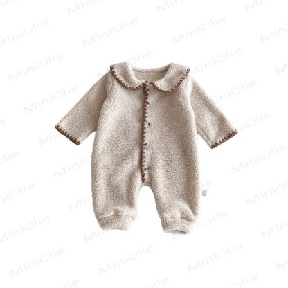 Baby Fleece Double-faced Pile Romper - image 4