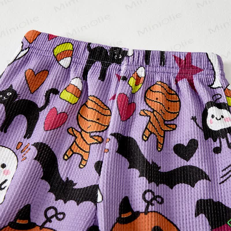 Baby Ghost Bat Pumpkin Waffle 2-piece Set - image 3