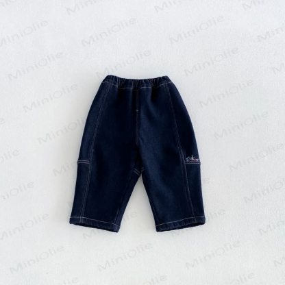 Baby Toddler Animal Sherpa Vest or Long Sleeve Top - Navy - 4-5T - image 6