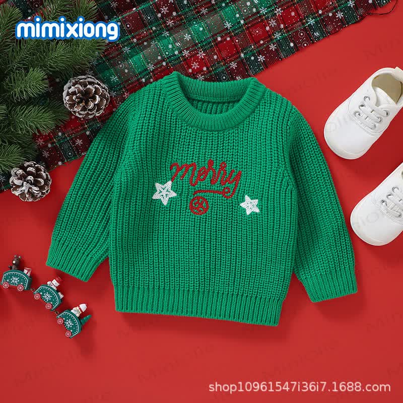 Baby Christmas Sweater - Green1 - 2-3T - image 6