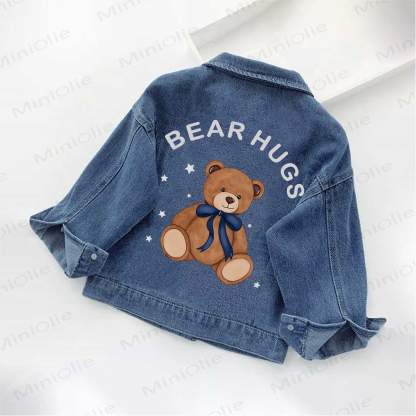 BEAR HUGS Toddler Kid Bear Denim Jacket - image 2