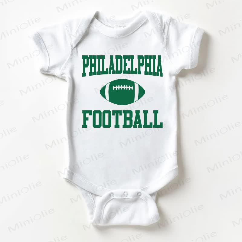 PHILADELPHIA FOOTBALL Baby White Bodysuit - White - 18-24M - image 1