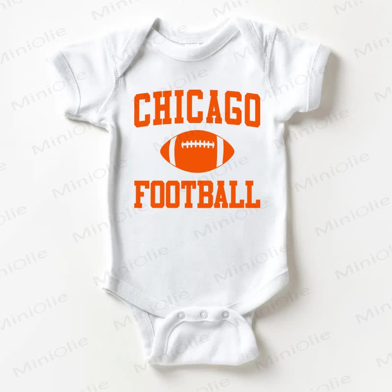 CHICAGO FOOTBALL Baby White Bodysuit - White - 18-24M - image 1