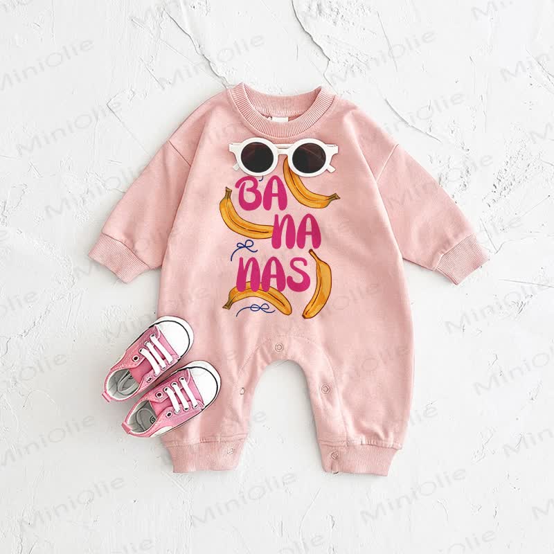 BANANAS Baby Pink Romper - Pink - 2-3T - image 1