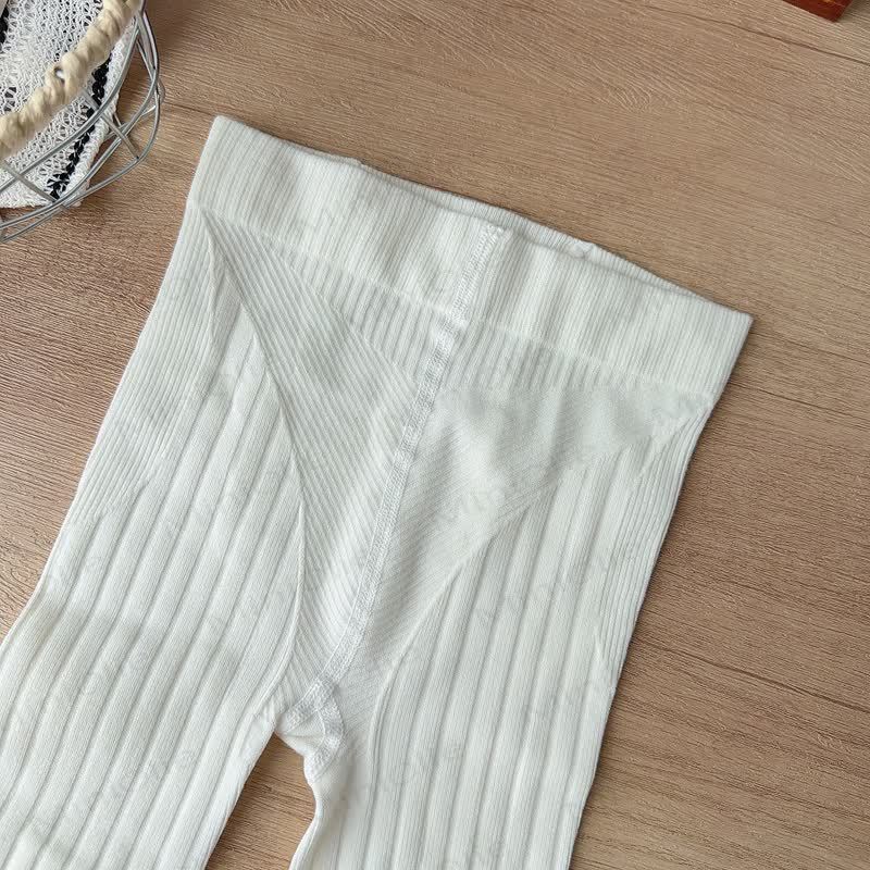 Toddler Girl Ribbed Bow Lace Leggings - image 4