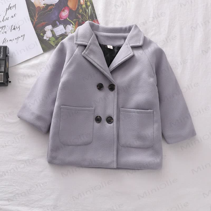 Toddler Vintage Double Breasted Jacket - Gray - 6-7T - image 2