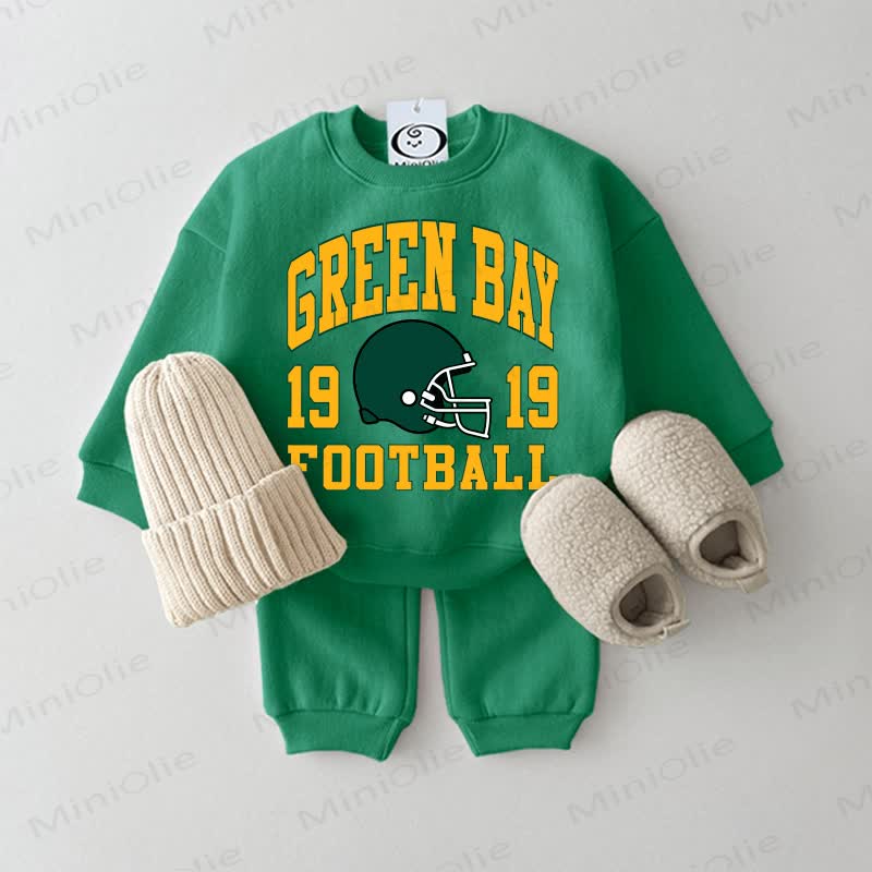 GREEN BAY 1919 FOOTBALL Baby 2-piece Set - Green - 2-3T - image 1