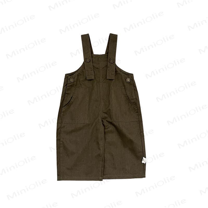 Toddler Baby Green Utility Pocket Overalls - Green - 4-5T - image 2