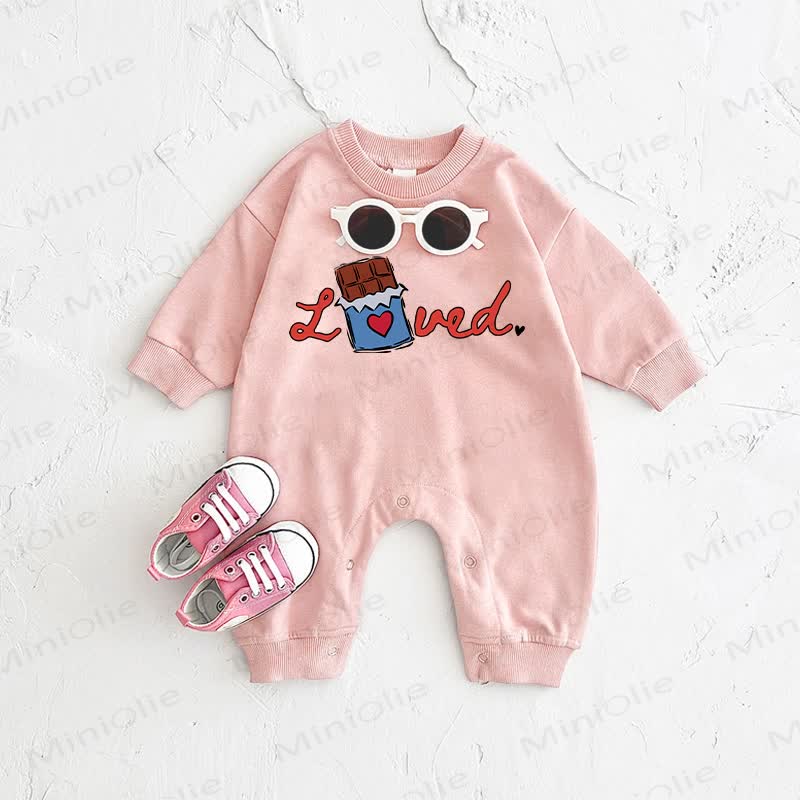  LOVED Baby Chocolate Pink Romper - Pink - 2-3T - image 1