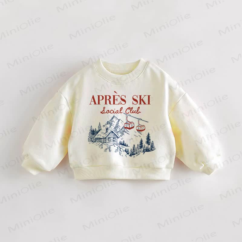 APRES SKI Baby Cream Sweatshirt - Cream - 3-5T - image 1