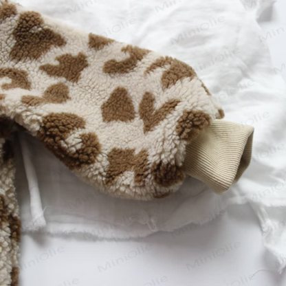 Kid V-neck Leopard Print Outerwear - image 5