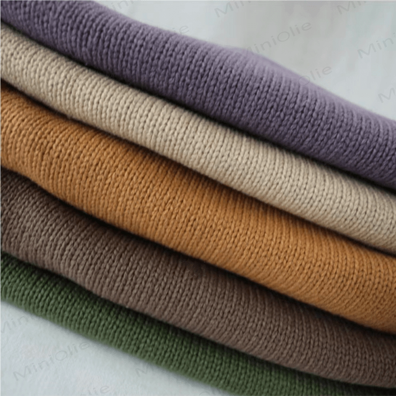 Kid Solid Color Knitted Sweater - image 6