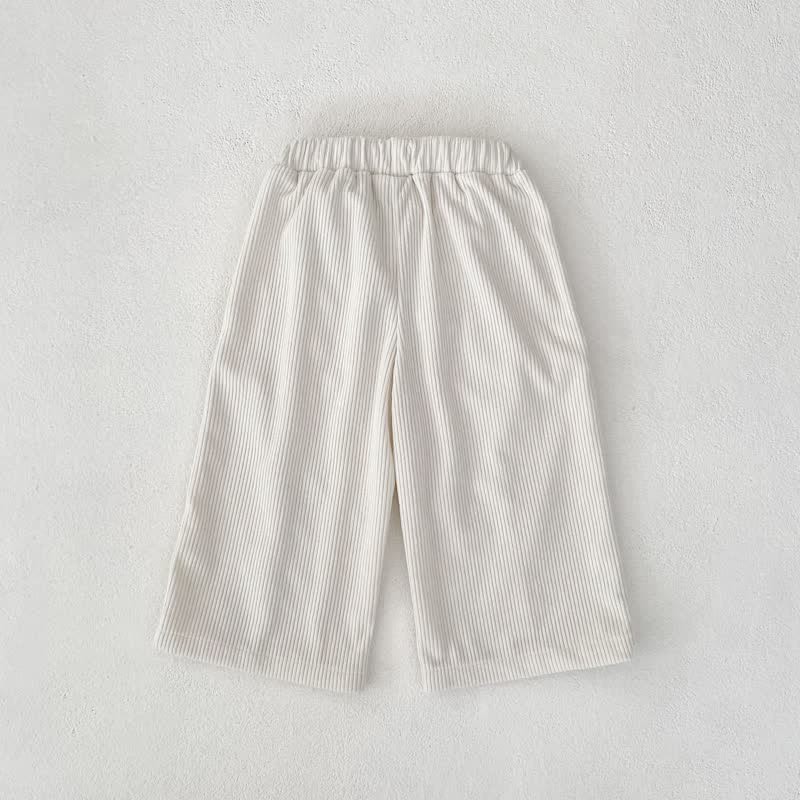Baby Plain Corduroy Pleated Lace Pocket Pants - image 9