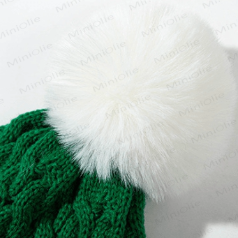 Baby Plush Twist Christmas Knitted Beanie - image 10