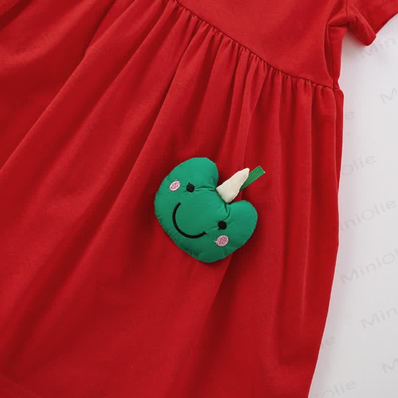 FUN FRUITS Toddler Kid Red Dress - image 5