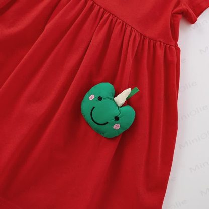 FUN FRUITS Toddler Kid Red Dress - image 5