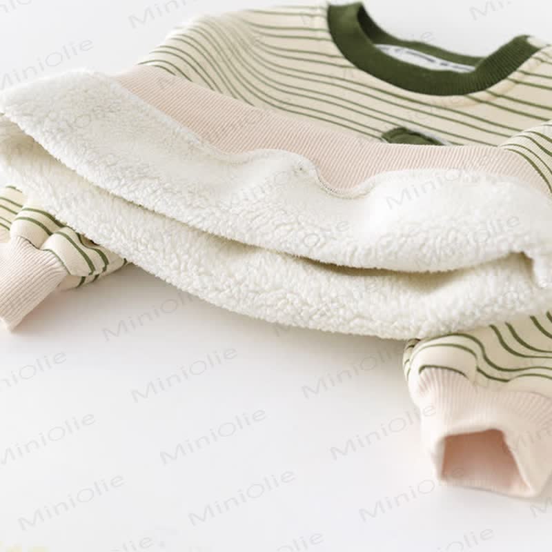 Baby Dinosaur Stripe Green Top & Pants - image 8