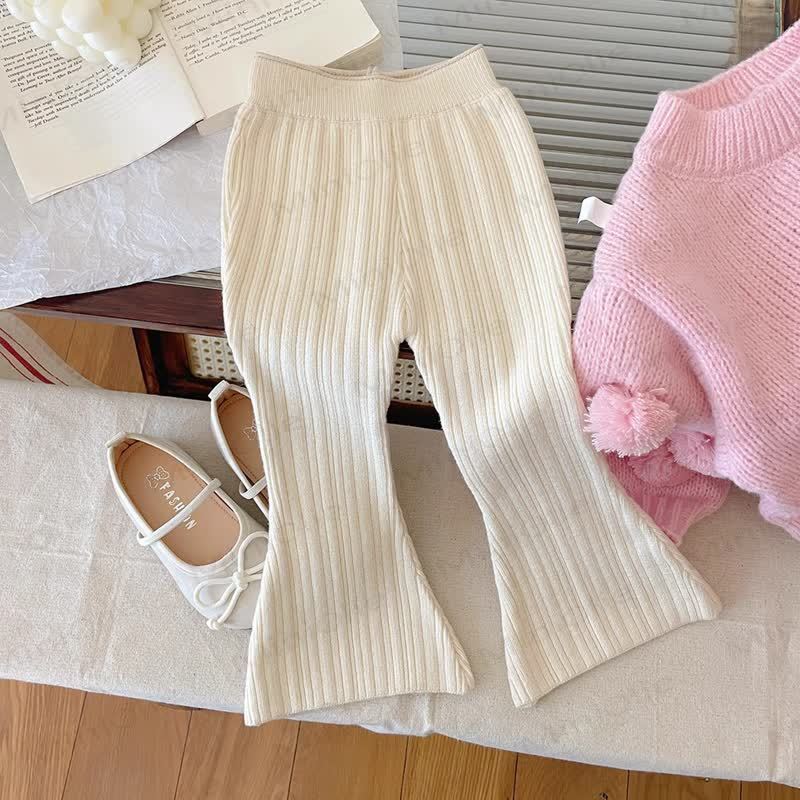 Toddler Girl Hairball Sweater or Bell-bottomed Pants - image 7