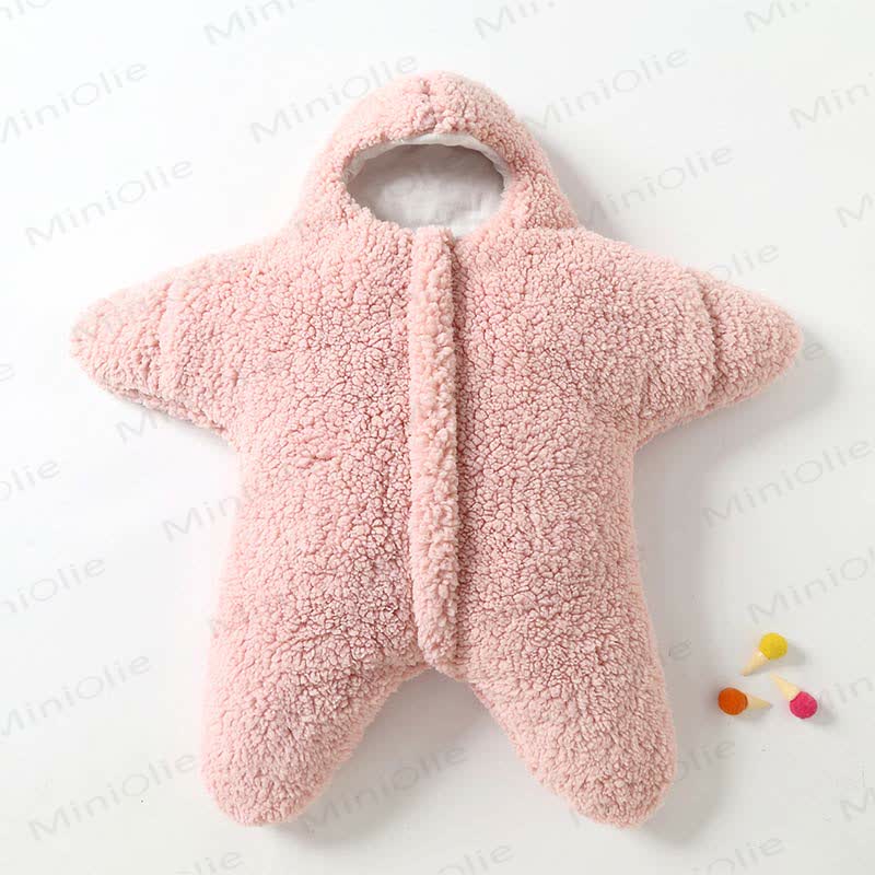 Baby Newborn Starfish Warm Sleeping Bag  - Pink - 0-6M - image 5