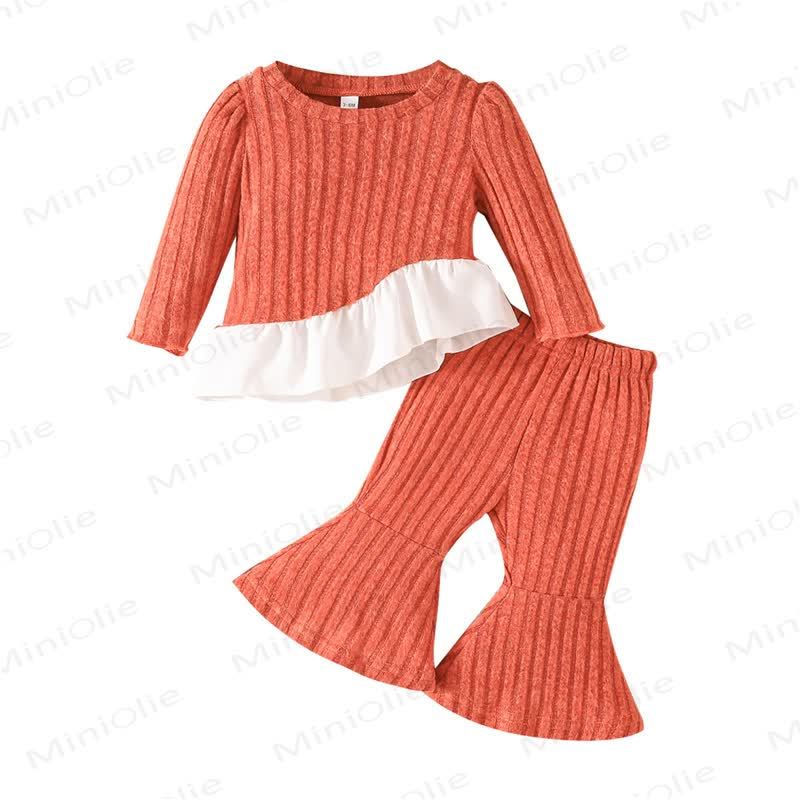 Baby Girl Solid Color 2-piece Set - image 3