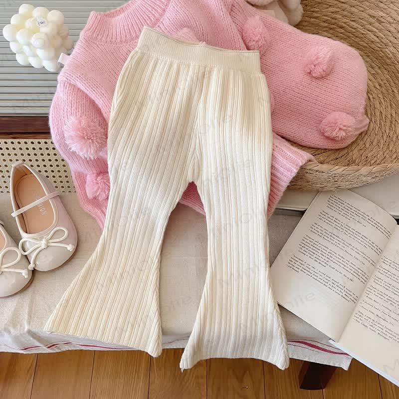 Toddler Girl Hairball Sweater or Bell-bottomed Pants - image 4