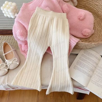 Toddler Girl Hairball Sweater or Bell-bottomed Pants - image 4