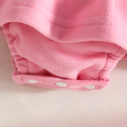 Baby Heart Rib Skirted Bodysuit with Headband - image 23