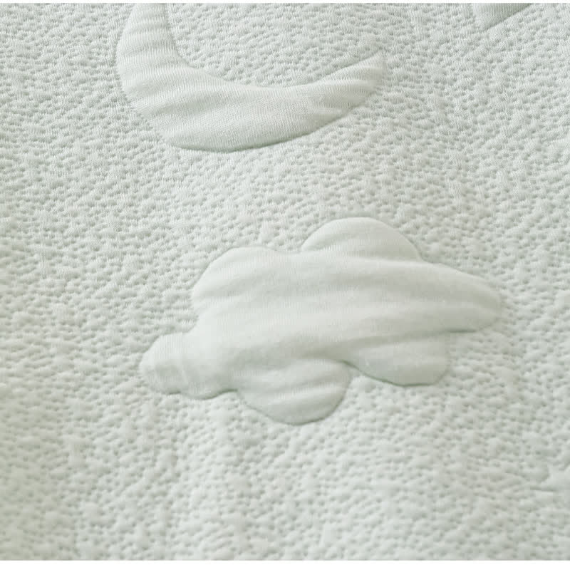 Baby Moon Star Solid Color Quilted Romper - image 7