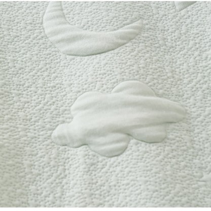 Baby Moon Star Solid Color Quilted Romper - image 7