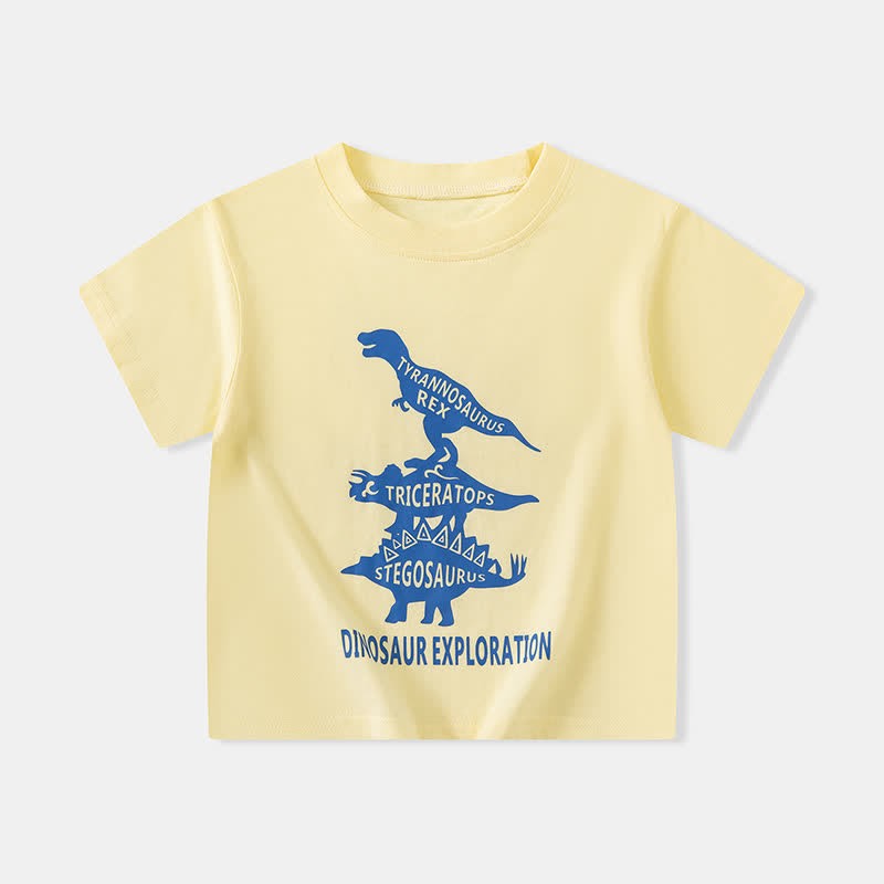 DINOSAUR EXPLORATION Kid Boy T-Shirt - Light Yellow - 10Y - image 11
