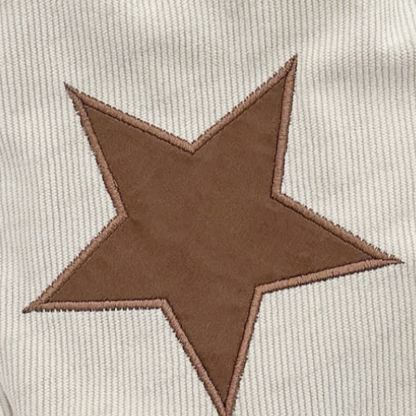 Toddler Baby Star Patch Fleece Corduroy Pants - image 5