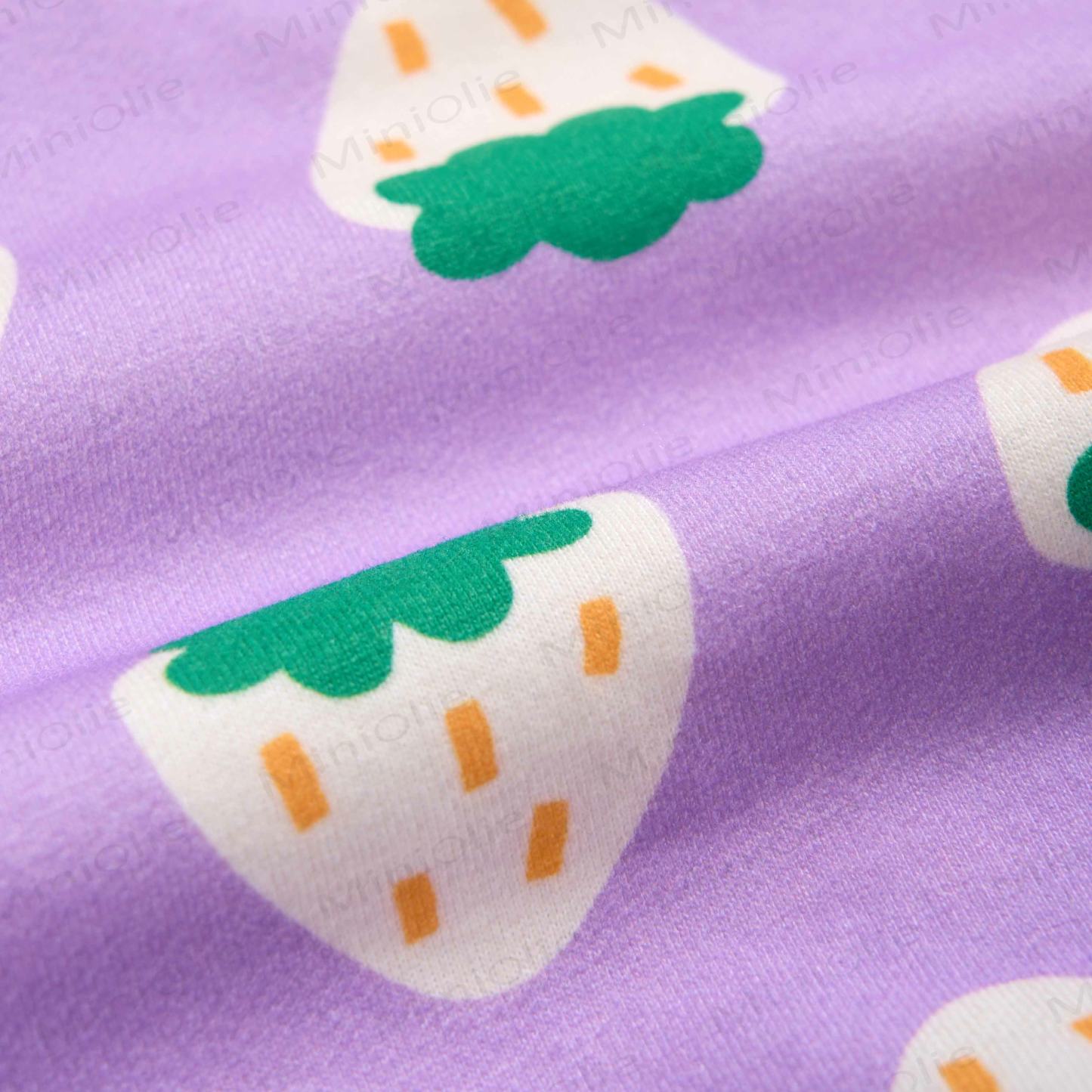 Baby White Strawberry 2-piece Purple Set - image 4