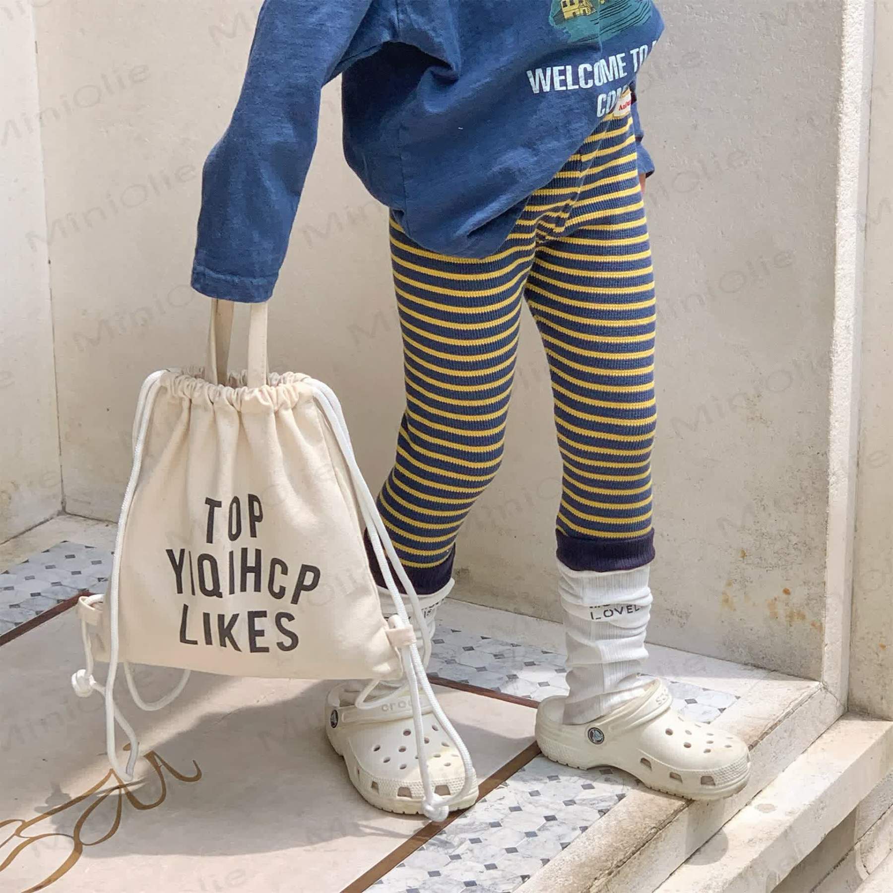 Baby Toddler Girl Striped Leggings - image 8