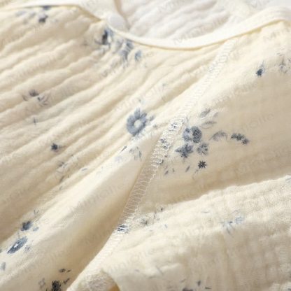 Baby Girl Orchid Daisy Beige Kimono Romper - image 16