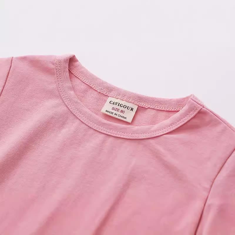 Baby Toddler Girl Solid Color T-Shirt - image 6