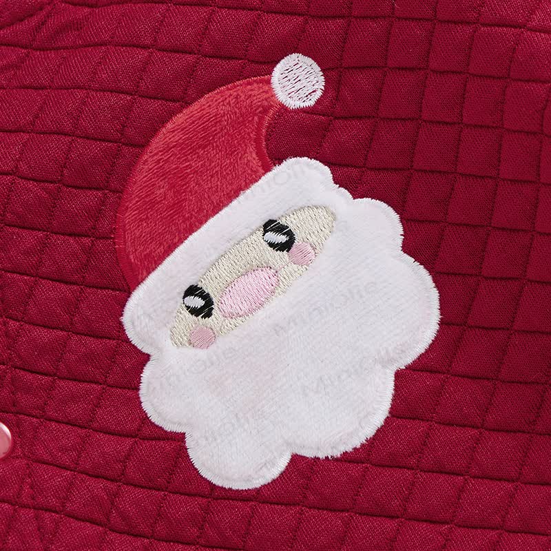 Baby Embroidered Christmas Pattern Romper - image 5