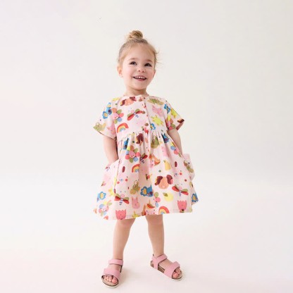 Toddler Kid Fruit Unicorn Animal Dress - image 2