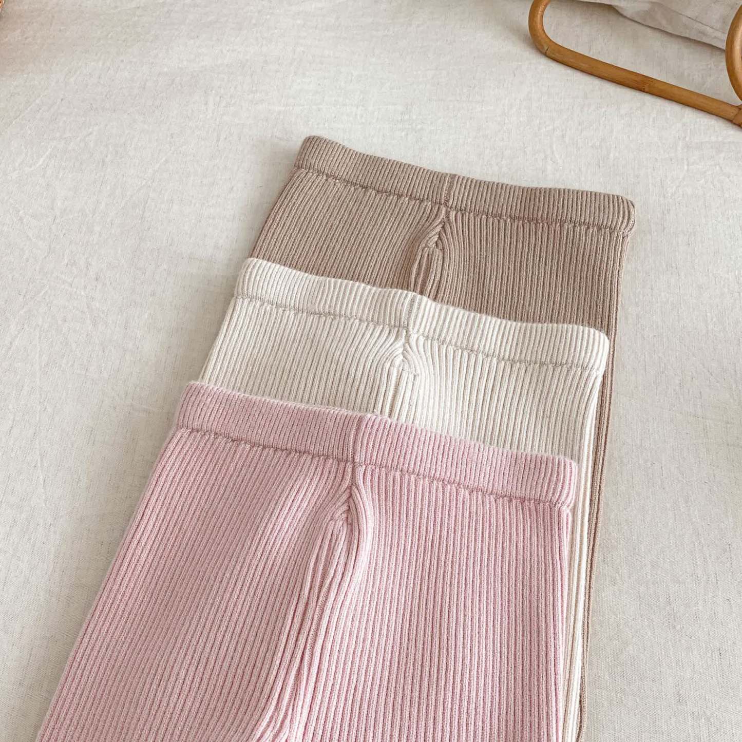 Baby Toddler Girl Embroidered Bunny Knitted Leggings - image 7