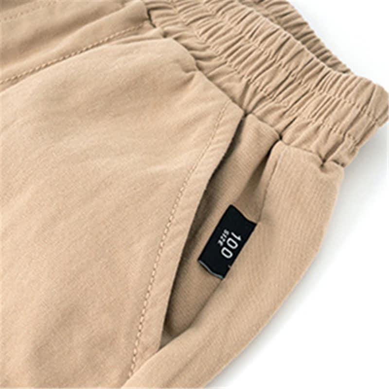 Toddler Boy Worker Solid Color Pants - image 15